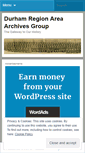 Mobile Screenshot of durhamregionarchivesgroup.com